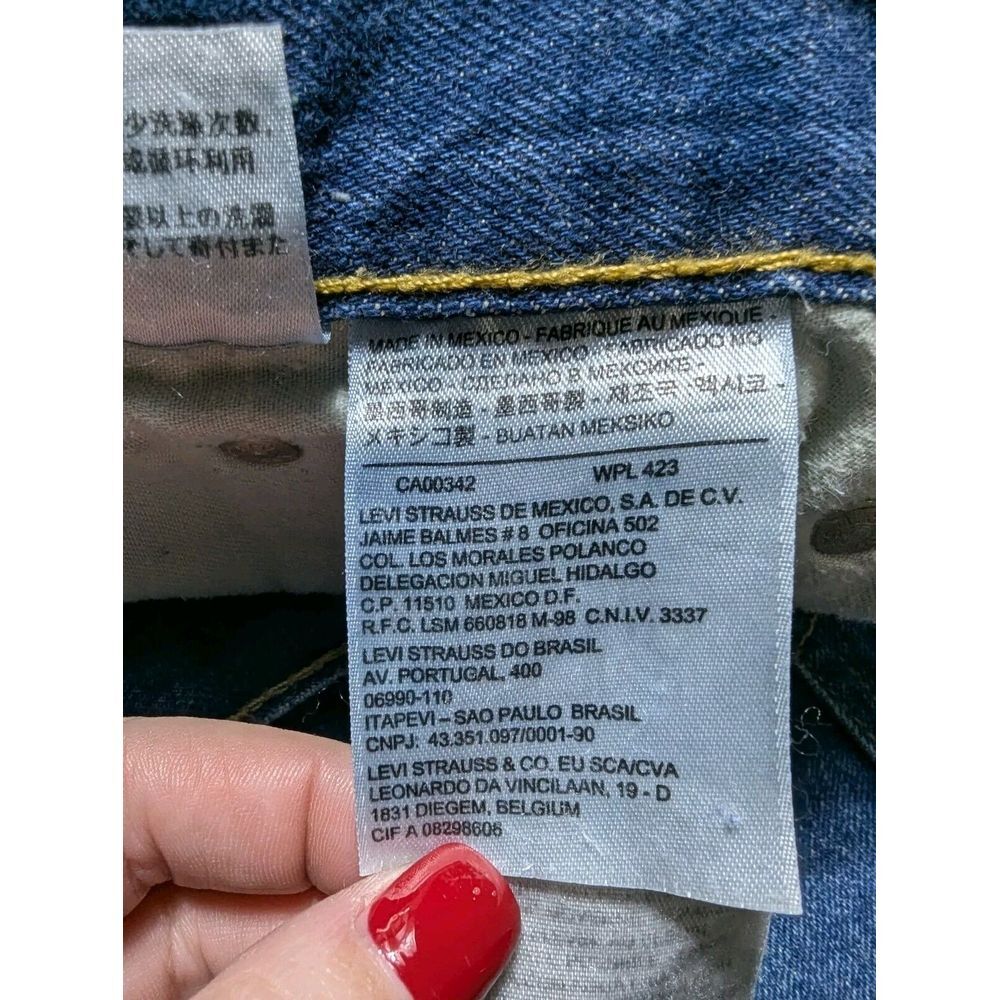 Levi's 514 Straight Leg Jeans Men's Size 38x30 Medium Wash - Picture 3 of 14